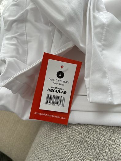 Orange Brand, White Scrubs NEW