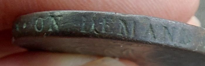 1787 Welsh Druid Penny Token In  Fine Condition