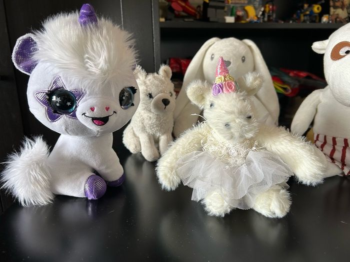 White  Soft Toy Bundle