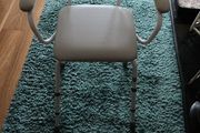 tubular steel shower stool