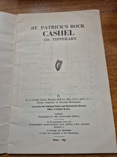 Vintage St Patrick's Rock of Cashel Co Tipperary