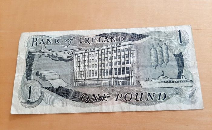 Bank of Ireland note 1977