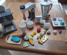 wooden toys for  kitchen play
