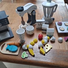 wooden toys for  kitchen play