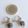 Antique sterling silver tulip earrings Image 4