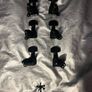 Electric guitar Tuners Machine heads 3 L x 3 R A-Side Set black Ibanez Gibson les Paul SG epiphone ESP PRS Jackson CHARVEL electric guitar parts accessories postage Image 2