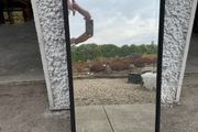 Cast iron mirror