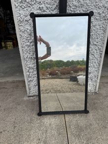 Cast iron mirror