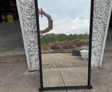 Cast iron mirror