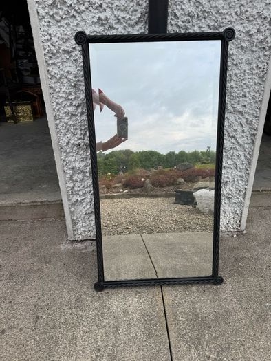 Cast iron mirror