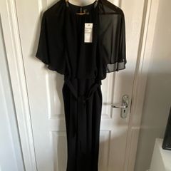 NWT Love and Roses (Next) ladies black dress