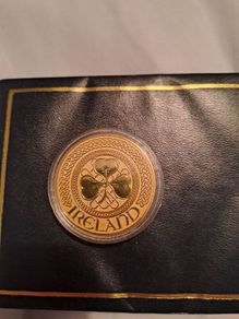 irish shamrock coin