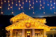 Icicle Lights Outdoor Christmas Lights 500 LED 17M Warm White Decorations String Fairy Lights with Timer for Xmas Garden &amp; Party | Mains Powered Clear Cable