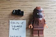 lego col14-15 square foot, collectible series 14