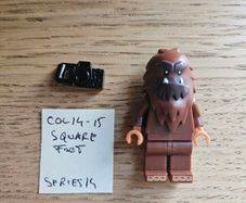 lego col14-15 square foot, collectible series 14
