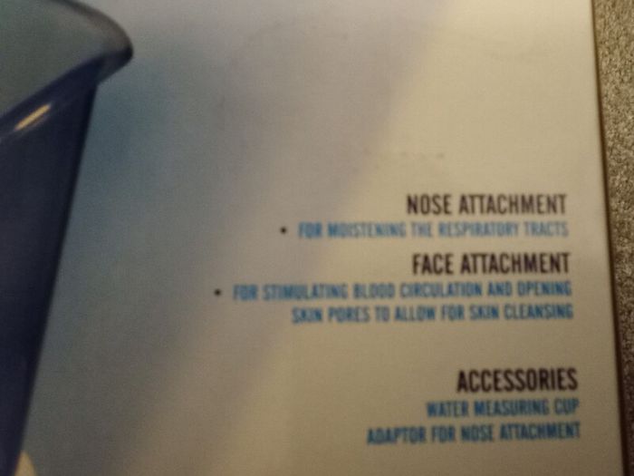 Welby Brand Facial Sauna and Inhaler.