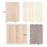 Natural 6 Panel Hand Made Wicker Room Divider Image 6