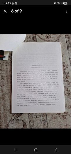 Coming To America Press Kit 1988 Eddie Murphy