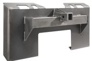 1/4" Skid Steer Attachment Plate, Skid Steer Mount Plate with 2.28" Hitch Receiver, Quick Attachment Loader Plate, Compatible with Deere, Kubota, Bobcat