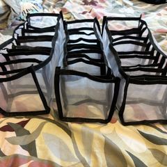 Hanging Mesh Drawer Organizer Set of 3 Compartments