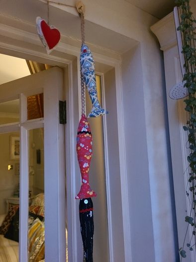 Fabric Fish Hanging