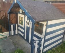children's wooden garden house