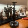 Antique Oak Barley Twist Candle Stick Image 5