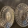 vintage  mid 20th century glass starburst dishes price for both Image 5