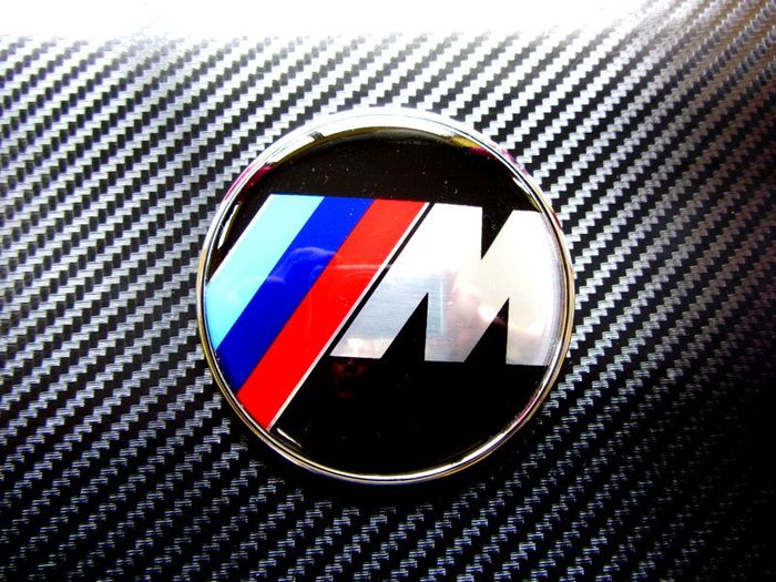 BMW 74mm M - SPORT Emblem Badge Rear Trunk Logo 1 3 5 6 7 x z m class