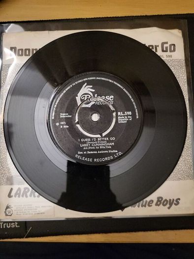 Larry Cunningham And His Country Blue Boys Doonaree I Guess I Better Go 7 inch Vinyl Record