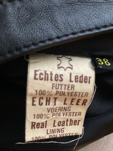 Vintage Leather Skirt