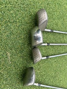 Vintage Taylormade steel woods