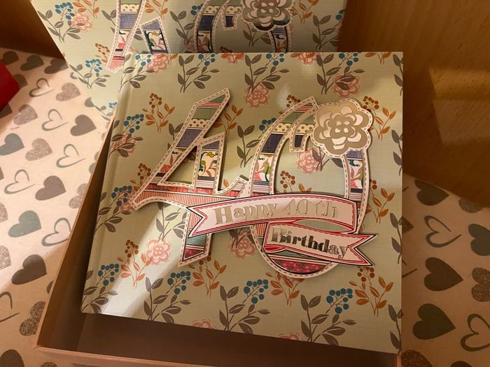 photo album for 40th