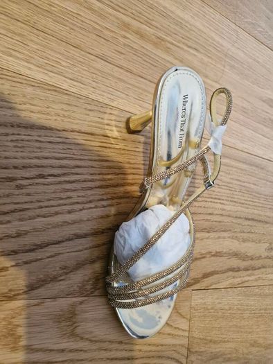 Gold Sparkly Shoes