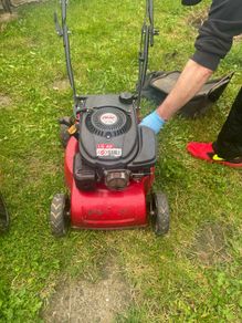 Sanli pushlawnmower 4 horse power engine 16 inch cut