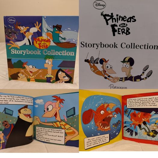 DISNEY Phineas And Ferb Story Book Collection Hardback