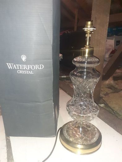 waterford crystal lamp
