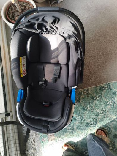 Double stroller and car seat