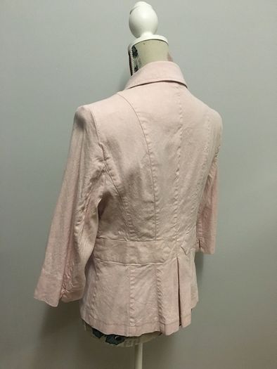 Pink Linen Blazer