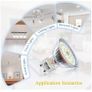 DiCUNO GU10 LED Bulbs Cool White 4000K, 5W Halogen Spotlight, Non-dimmable, 120 Dagree Beam Angle, 6 Packs Image 4