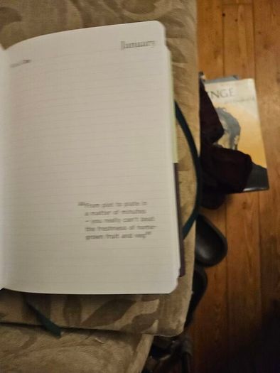 The Royal Horticultural Society Journal.  By Mitchell Beazley. Beautiful Illustrated Hardback Journal Of Month By Month Managment Of Your Allotment.  In Good Condition.  See Photos For Same.