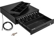 Cash Register Drawer, 16" 12 V, for POS System with 5 Bill 8 Coin Cash Tray, Removable Coin Compartment &amp; 2 Keys Included, RJ11/RJ12 Cable for Supermarket, Bar, Coffee Shop, Restaurant