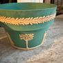 Set of 3 vintage French style plastic flower pots Image 6