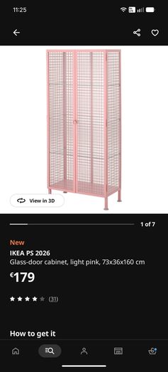 Sold out IKEA PS 2026 glass cabinet