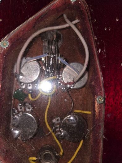 Old electric guitar