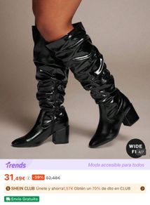Wide Calf Leather Boots