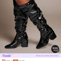 Wide Calf Leather Boots