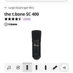 T Bone SC400 Large Diaphragm Condenser Microphone