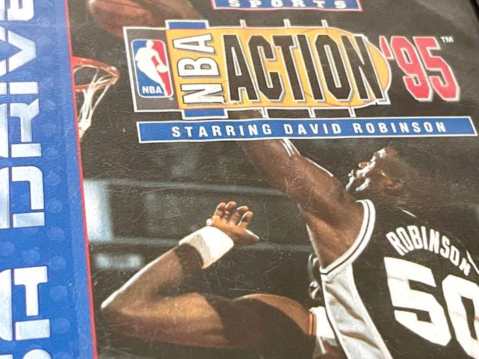 NBA Action 95 starring David Robinson for Mega Drive Boxed