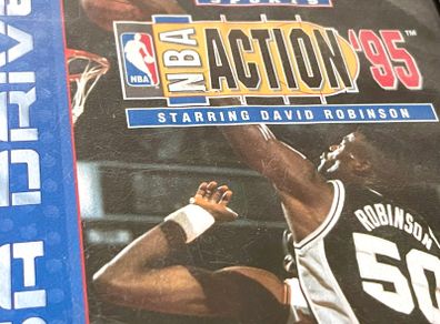 NBA Action 95 starring David Robinson for Mega Drive Boxed